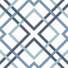 Saltire Blue Geometric Wallpaper