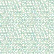 Saltwater Teal Wave Wallpaper