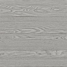 Salvaged Wood Grey Plank Wallpaper