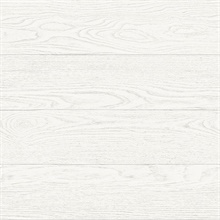 Salvaged Wood White Plank Wallpaper