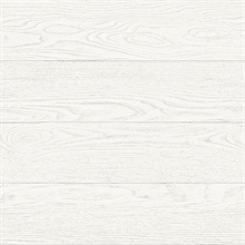 Salvaged Wood White Plank Wallpaper