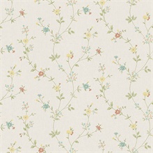 Sameulsson Cream Small Floral Trail