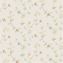 Sameulsson Cream Small Floral Trail