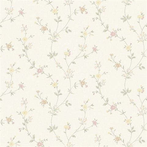Sameulsson Eggshell Small Floral Trail