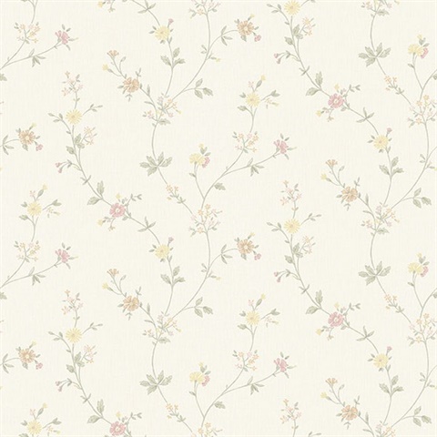 Sameulsson Eggshell Small Floral Trail