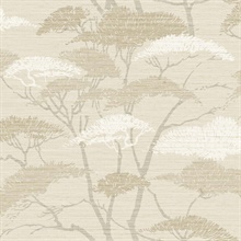 Sanctuary Almond Wallpaper
