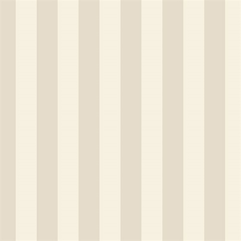 Sand and Beige Vertical 1.25in Regency Stripe Prepasted Wallpaper