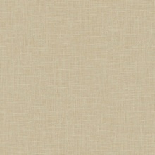 Sand Crosshatch Linen Wallpaper