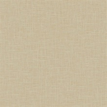 Sand Crosshatch Linen Wallpaper