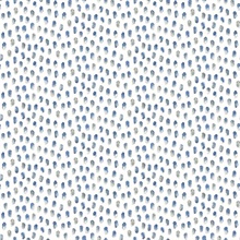 Sand Drips Blue Painted Dots Wallpaper