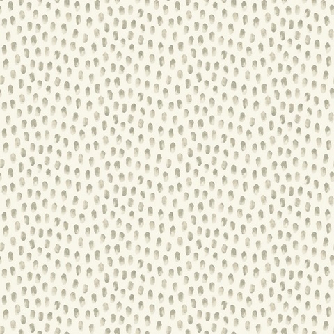 Sand Drips Grey Painted Dots Watercolor Wallpaper