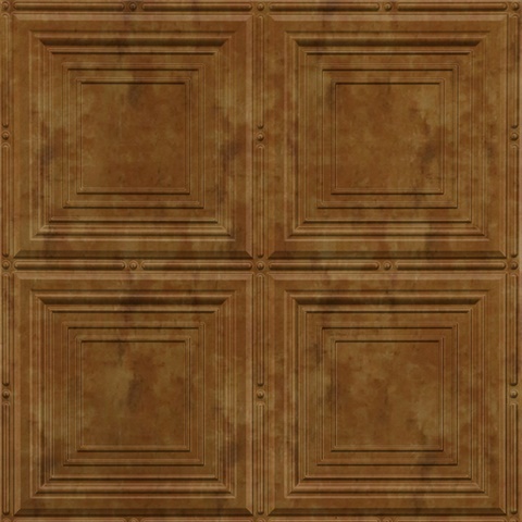 Sandcastle Ceiling Panels Aged Gold