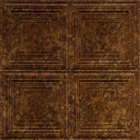 Sandcastle Ceiling Panels Bronze Patina