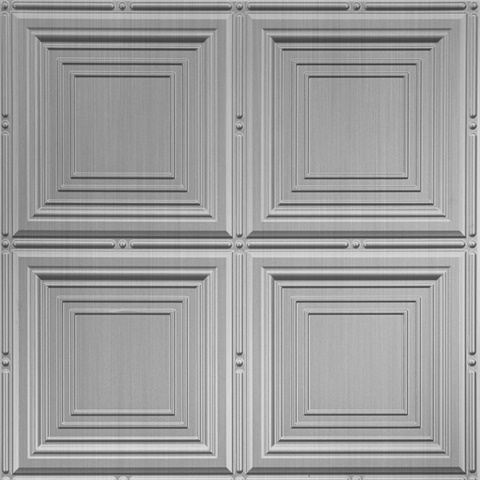 Sandcastle Ceiling Panels Brushed Aluminum