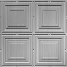 Sandcastle Ceiling Panels Brushed Aluminum