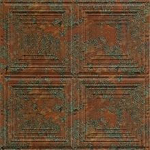 Sandcastle Ceiling Panels Copper Patina