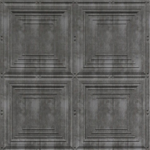 Sandcastle Ceiling Panels Etched Silver