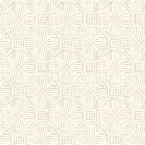 Sandee Dove Medallion Wallpaper