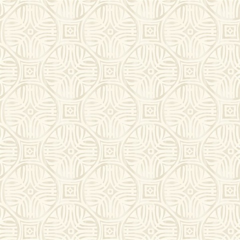 Sandee Dove Medallion Wallpaper