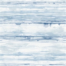 Sandhurst Blue Abstract Stripe Wallpaper