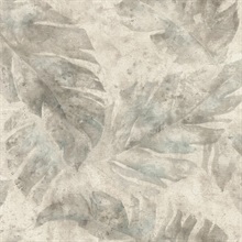 Sanne Grey Palm Wallpaper