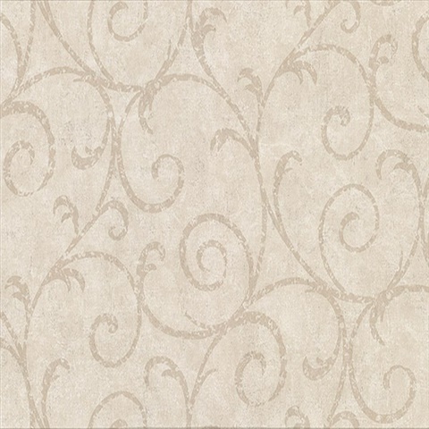 Sansa Beige Plaster Scroll