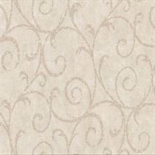 Sansa Beige Plaster Scroll