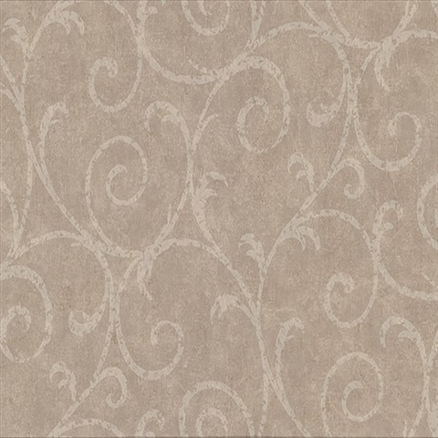 Sansa Light Brown Plaster Scroll