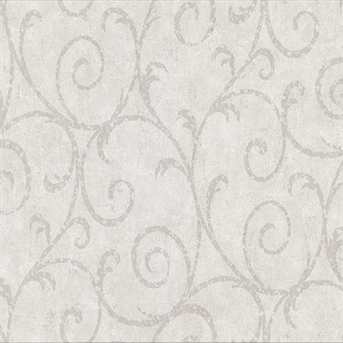 Sansa Light Grey Plaster Scroll