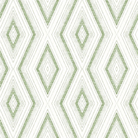 Santa Cruz Green Geometric Wallpaper