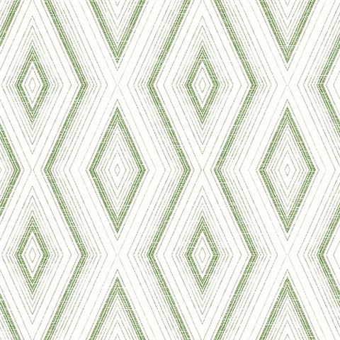 Santa Cruz Green Geometric Wallpaper