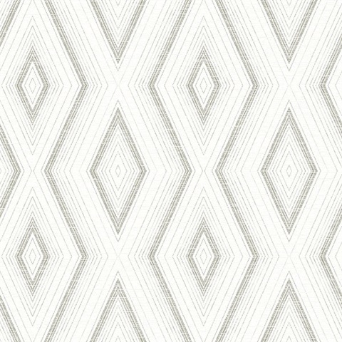 Santa Cruz Grey Geometric Wallpaper