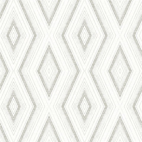 Santa Cruz Grey Geometric Wallpaper