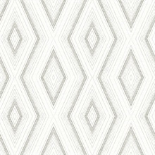 Santa Cruz Grey Geometric Wallpaper