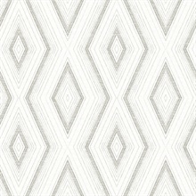 Santa Cruz Grey Geometric Wallpaper