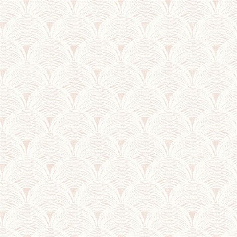 Santiago Coral Scalloped Shells Wallpaper