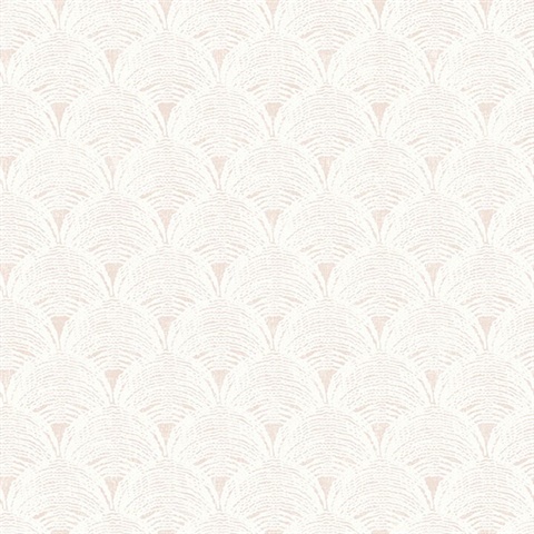 Santiago Coral Scalloped Shells Wallpaper