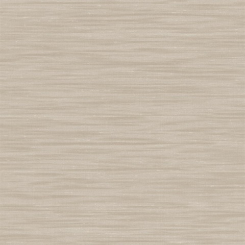 Sari Silk Beige Faux Fabric Wallpaper