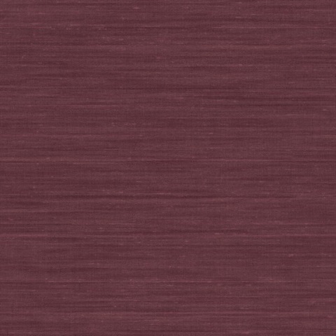 Sari Silk Merlot Faux Fabric Wallpaper