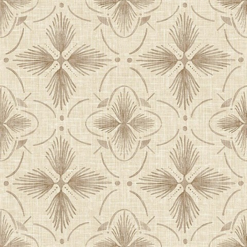 Sari Sugared Almond Medallion Wallpaper
