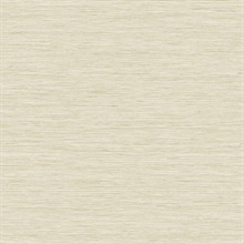 Savannah Faux Beach Grasscloth Cream Wallpaper