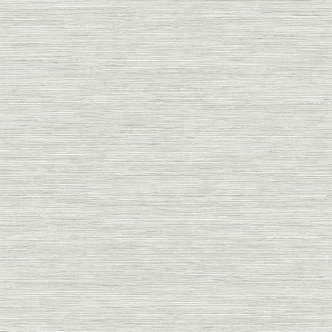 Savannah Faux Beach Grasscloth Fog Wallpaper