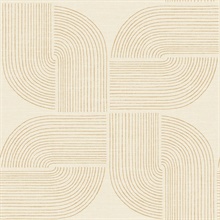 Savoye Wheat Spiral Arches Wallpaper