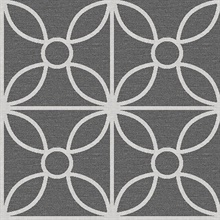 Savvy Black Geometric Wallpaper