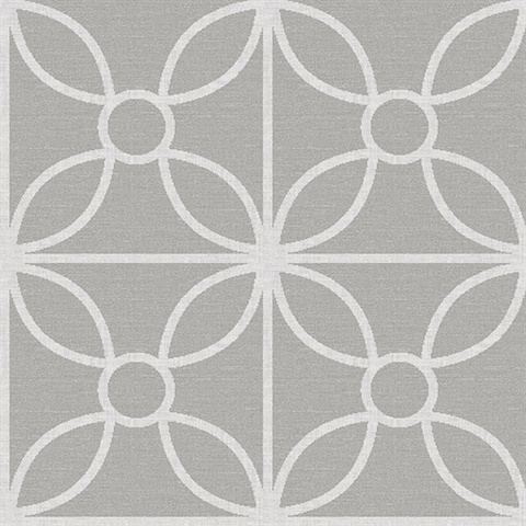 Savvy Grey Geometric Wallpaper