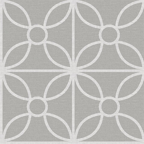 Savvy Grey Geometric Wallpaper