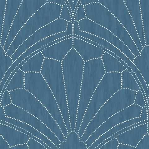 Scallop Blue Wallpaper
