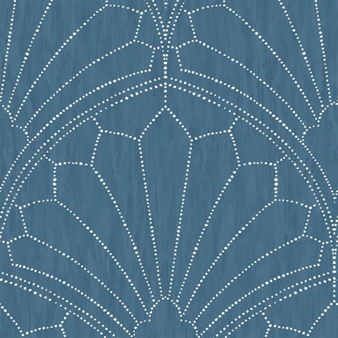 Scallop Blue Wallpaper