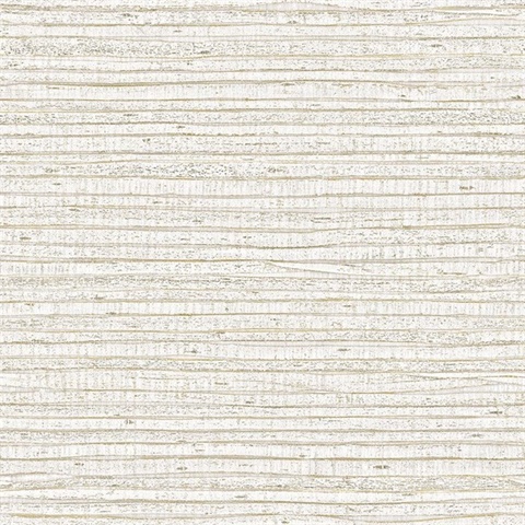 Scallop Horizontal Distressed Stria Wallpaper