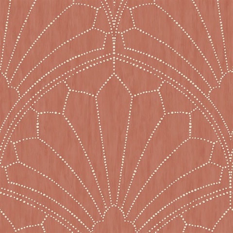 Scallop Light Red Wallpaper